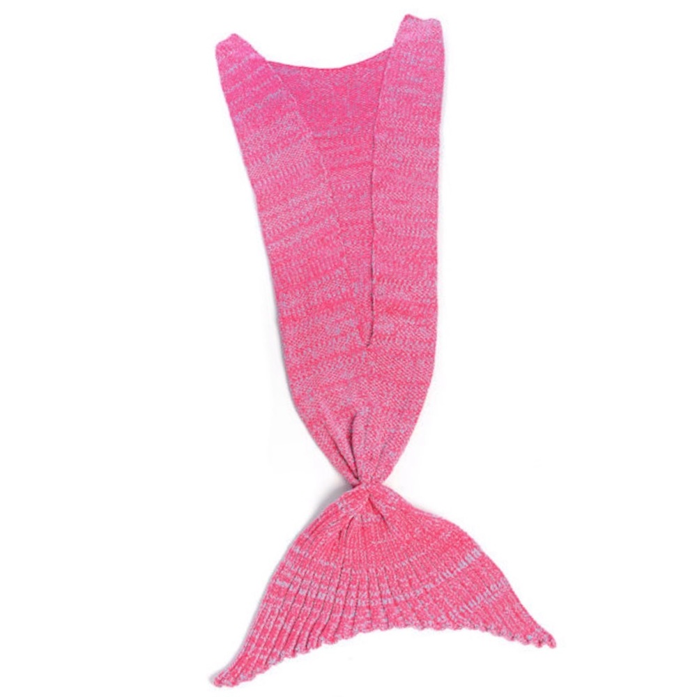 Cozelle pink full size mermaid tail open back throw blanket - Picture 2 of 3